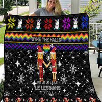 LGBT Lesbians Christmas Quilt Xmas Holiday Patterns - Wonder Print Shop