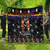 LGBT Lesbians Christmas Quilt Xmas Holiday Patterns - Wonder Print Shop