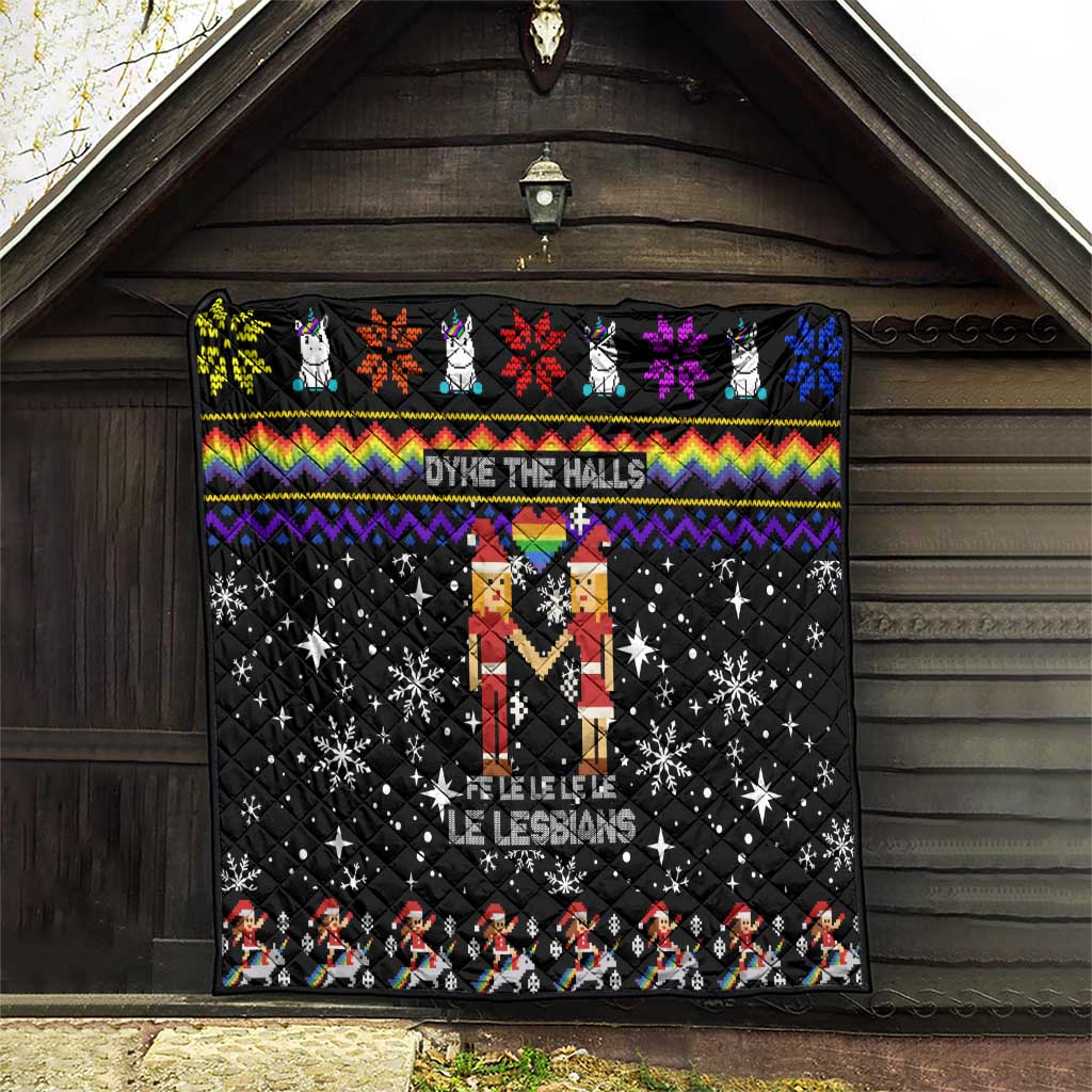LGBT Lesbians Christmas Quilt Xmas Holiday Patterns - Wonder Print Shop