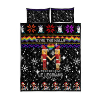 LGBT Lesbians Christmas Quilt Bed Set Xmas Holiday Patterns - Wonder Print Shop