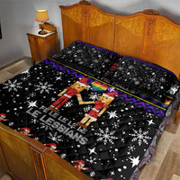 LGBT Lesbians Christmas Quilt Bed Set Xmas Holiday Patterns - Wonder Print Shop
