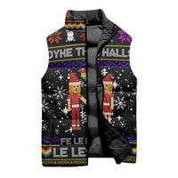 LGBT Lesbians Christmas Sleeveless Puffer Jacket Xmas Holiday Patterns - Wonder Print Shop