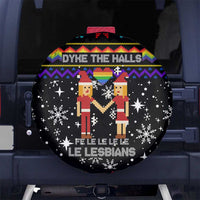 LGBT Lesbians Christmas Spare Tire Cover Xmas Holiday Patterns - Wonder Print Shop