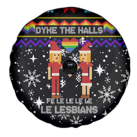 LGBT Lesbians Christmas Spare Tire Cover Xmas Holiday Patterns - Wonder Print Shop