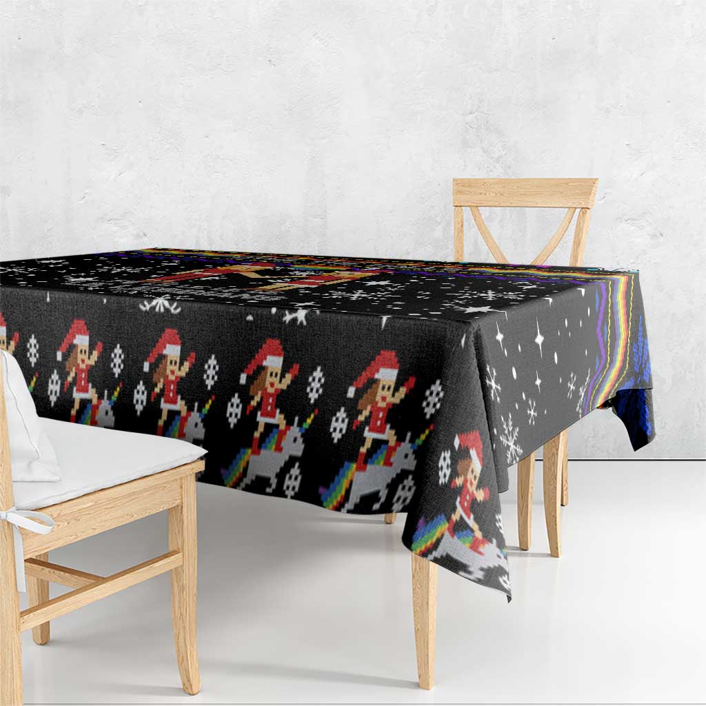LGBT Lesbians Christmas Tablecloth Xmas Holiday Patterns - Wonder Print Shop