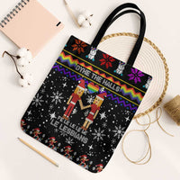 LGBT Lesbians Christmas Tote Bag Xmas Holiday Patterns - Wonder Print Shop