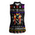 LGBT Lesbians Christmas Women Sleeveless Polo Shirt Xmas Holiday Patterns - Wonder Print Shop