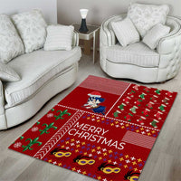 Louisiana Merry Christmas Area Rug Xmas Holiday Patterns - Wonder Print Shop