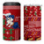 Louisiana Merry Christmas 4 in 1 Can Cooler Tumbler Xmas Holiday Patterns - Wonder Print Shop