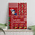 Louisiana Merry Christmas Canvas Wall Art Xmas Holiday Patterns - Wonder Print Shop
