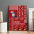 Louisiana Merry Christmas Canvas Wall Art Xmas Holiday Patterns - Wonder Print Shop