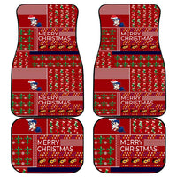Louisiana Merry Christmas Car Mats Xmas Holiday Patterns - Wonder Print Shop