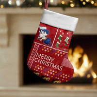 Louisiana Merry Christmas Stocking Xmas Holiday Patterns - Wonder Print Shop
