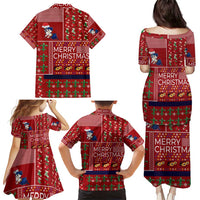 Louisiana Merry Christmas Family Matching Puletasi and Hawaiian Shirt Xmas Holiday Patterns - Wonder Print Shop