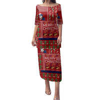 Louisiana Merry Christmas Family Matching Puletasi and Hawaiian Shirt Xmas Holiday Patterns - Wonder Print Shop