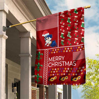 Louisiana Merry Christmas Garden Flag Xmas Holiday Patterns - Wonder Print Shop