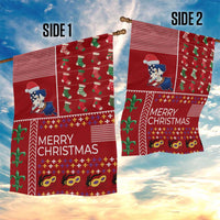 Louisiana Merry Christmas Garden Flag Xmas Holiday Patterns - Wonder Print Shop