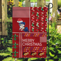 Louisiana Merry Christmas Garden Flag Xmas Holiday Patterns - Wonder Print Shop