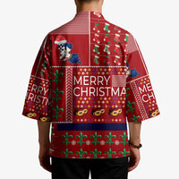 Louisiana Merry Christmas Kimono Xmas Holiday Patterns - Wonder Print Shop