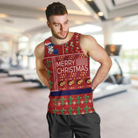 Louisiana Merry Christmas Men Tank Top Xmas Holiday Patterns - Wonder Print Shop