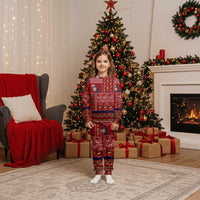 Louisiana Merry Christmas Pajama Set Xmas Holiday Patterns - Wonder Print Shop