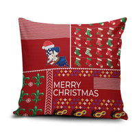 Louisiana Merry Christmas Pillow Cover Xmas Holiday Patterns - Wonder Print Shop