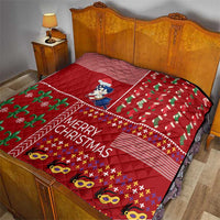 Louisiana Merry Christmas Quilt Xmas Holiday Patterns - Wonder Print Shop