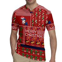 Louisiana Merry Christmas Rugby Jersey Xmas Holiday Patterns - Wonder Print Shop