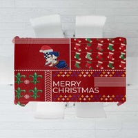 Louisiana Merry Christmas Tablecloth Xmas Holiday Patterns - Wonder Print Shop
