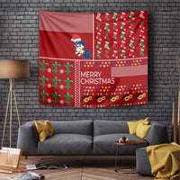 Louisiana Merry Christmas Tapestry Xmas Holiday Patterns - Wonder Print Shop