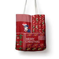 Louisiana Merry Christmas Tote Bag Xmas Holiday Patterns - Wonder Print Shop