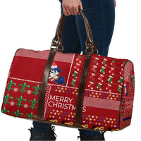 Louisiana Merry Christmas Travel Bag Xmas Holiday Patterns - Wonder Print Shop