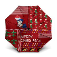Louisiana Merry Christmas Umbrella Xmas Holiday Patterns - Wonder Print Shop