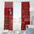 Louisiana Merry Christmas Window Curtain Xmas Holiday Patterns - Wonder Print Shop