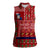 Louisiana Merry Christmas Women Sleeveless Polo Shirt Xmas Holiday Patterns - Wonder Print Shop