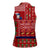 Louisiana Merry Christmas Women Sleeveless Polo Shirt Xmas Holiday Patterns - Wonder Print Shop