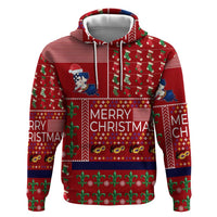 Louisiana Merry Christmas Zip Hoodie Xmas Holiday Patterns - Wonder Print Shop