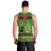 Love Black Cat Christmas Men Tank Top Xmas Holiday Patterns - Wonder Print Shop