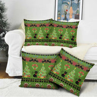 Love Black Cat Christmas Pillow Cover Xmas Holiday Patterns - Wonder Print Shop
