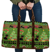 Love Black Cat Christmas Travel Bag Xmas Holiday Patterns - Wonder Print Shop