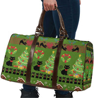 Love Black Cat Christmas Travel Bag Xmas Holiday Patterns - Wonder Print Shop