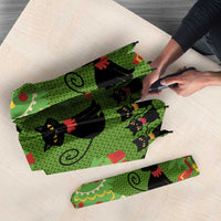 Love Black Cat Christmas Umbrella Xmas Holiday Patterns - Wonder Print Shop