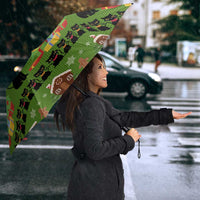 Love Black Cat Christmas Umbrella Xmas Holiday Patterns - Wonder Print Shop