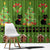 Love Black Cat Christmas Window Curtain Xmas Holiday Patterns - Wonder Print Shop