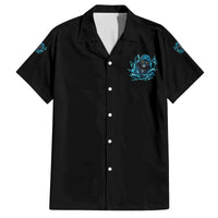 Judge Me When Mad Reaper Skull Family Matching Off Shoulder Long Sleeve Dress and Hawaiian Shirt - Wonder Print Shop