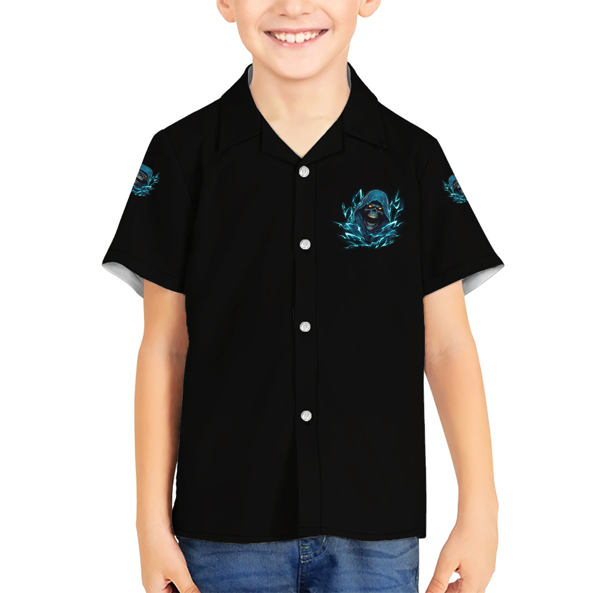 Judge Me When Mad Reaper Skull Kid Hawaiian Shirt - Wonder Print Shop
