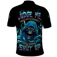 Judge Me When Mad Reaper Skull Polo Shirt - Wonder Print Shop