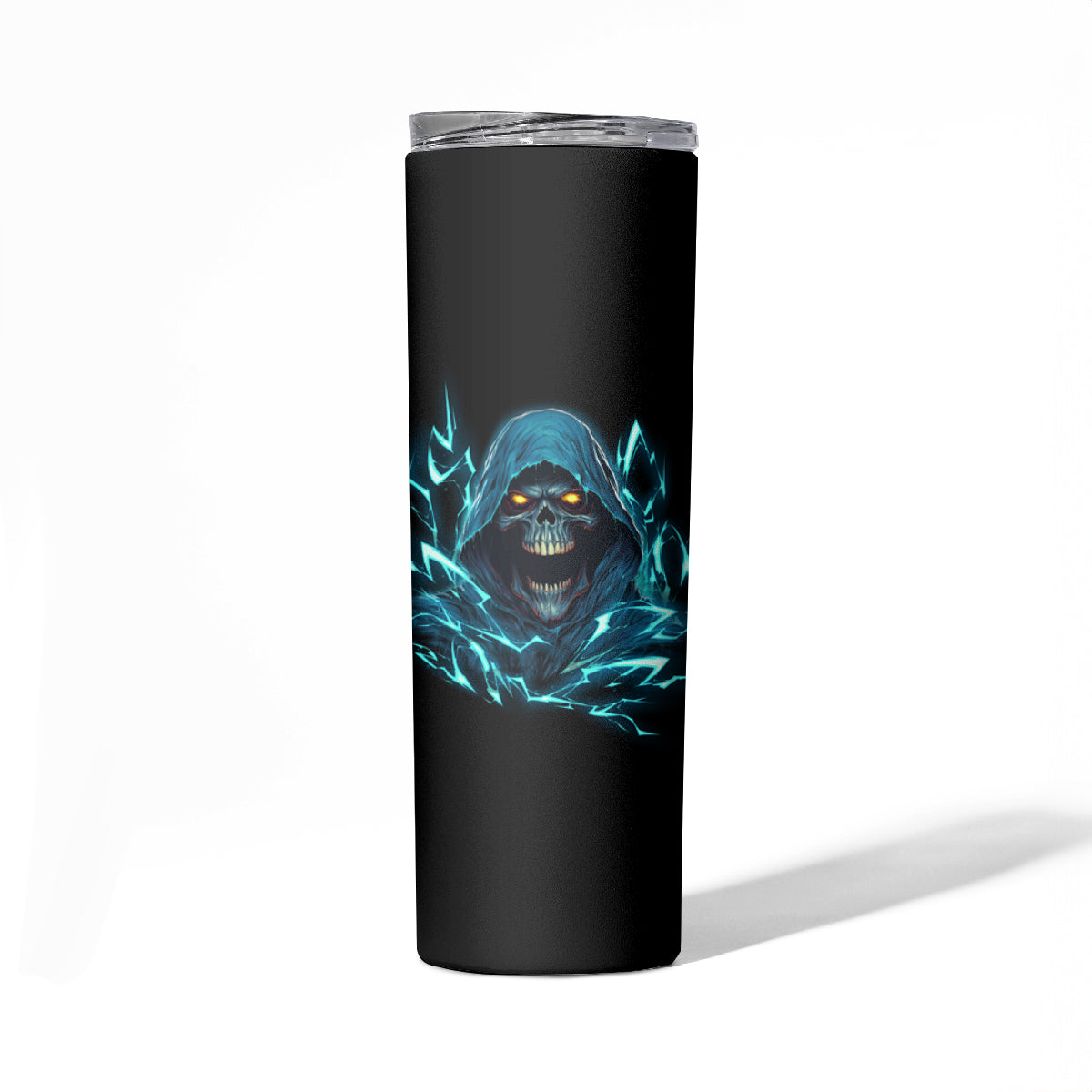 Judge Me When Mad Reaper Skull Skinny Tumbler - Wonder Print Shop