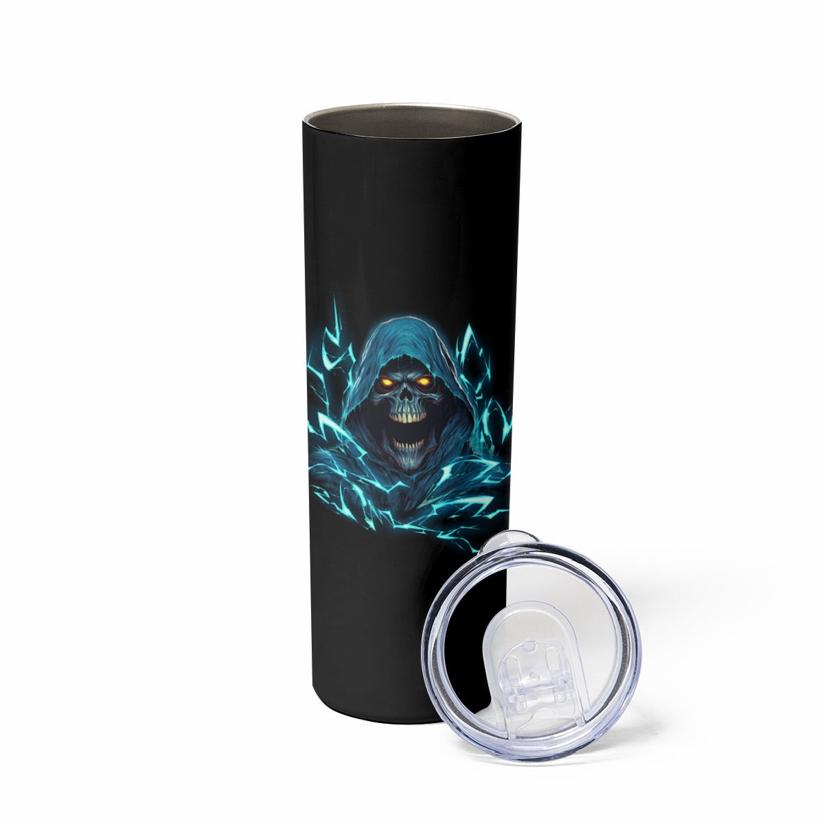 Judge Me When Mad Reaper Skull Skinny Tumbler - Wonder Print Shop