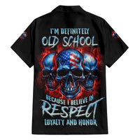 I Believe In Respect 3 Skulls Family Matching Short Sleeve Bodycon Dress and Hawaiian Shirt - Wonder Print Shop
